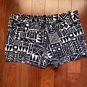 JCREW IKAT shorts size NWOT size 8